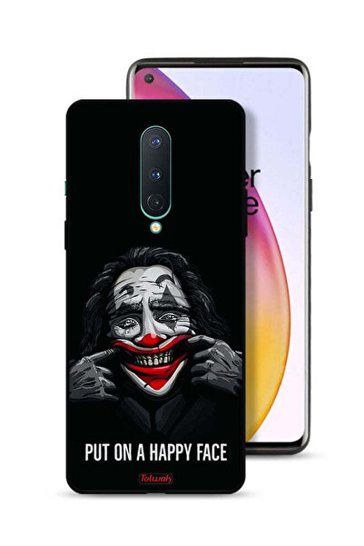 Tolwak غطاء حماية لهاتف OnePlus 8 بوجه سعيد