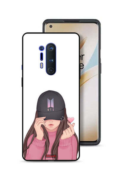 Tolwak غطاء حماية لهاتف OnePlus 8 Pro - فتاة تلتقط الصور