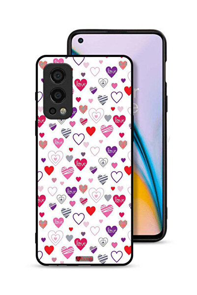 Tolwak غطاء حماية لهاتف OnePlus Nord 2 5G بنقشة قلوب