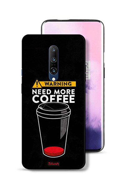 Tolwak غطاء حماية لهاتف OnePlus 7 Pro - هل تحتاج إلى المزيد من القهوة؟