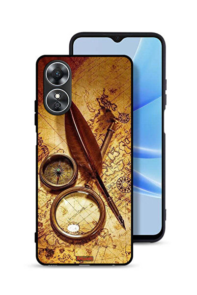 Tolwak غطاء حماية لهاتف Oppo A17 - بوصلة عتيقة