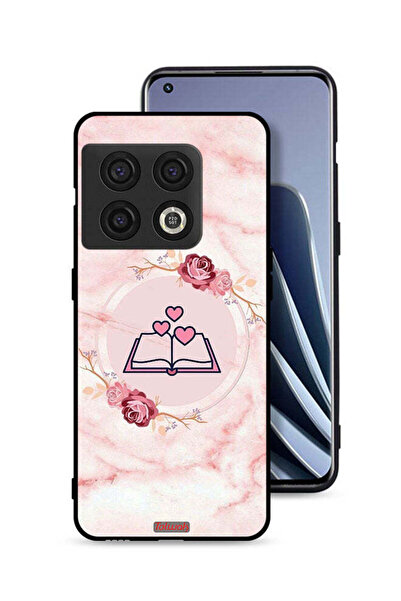 Tolwak غطاء حماية لهاتف OnePlus 10 Pro 5G بتصميم ثلاثة قلوب على كتاب