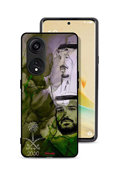 Tolwak غطاء حماية Oppo A1 Pro - ملصق فني للملك سلمان وولي العهد محمد
