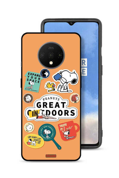 Tolwak غطاء حماية لهاتف OnePlus 7T بملصقات الفول السوداني