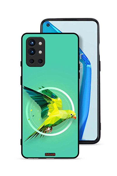Tolwak غطاء حماية لهاتف OnePlus 9R 5G بطبعة فن تجريدي ببغاء