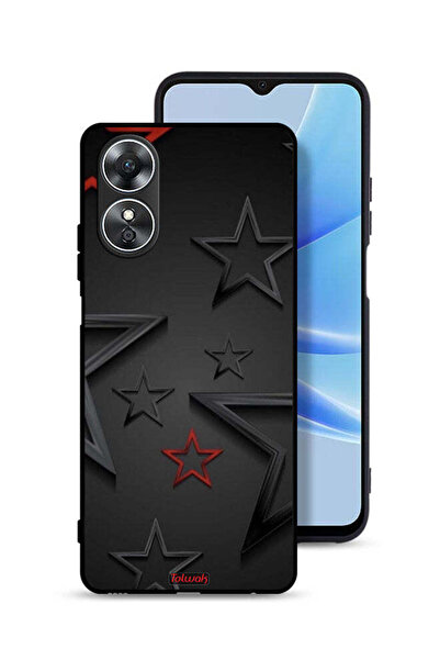 Tolwak غطاء حماية لهاتف Oppo A17 بنقشة نجوم