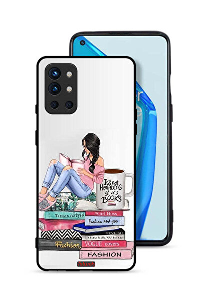 Tolwak OnePlus 9R 5G Protective Case Cover Girl And Fashion Books Art