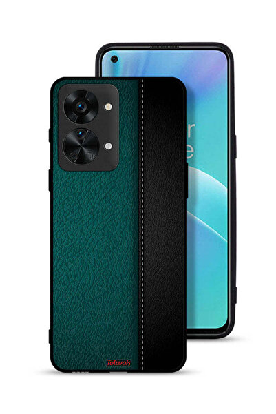 Tolwak غطاء حماية جلدي بنقشة لهاتف OnePlus Nord 2T 5G