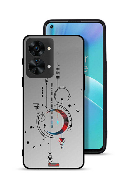 Tolwak غطاء حماية لهاتف OnePlus Nord 2T 5G بنمط فني من القمر والسهام