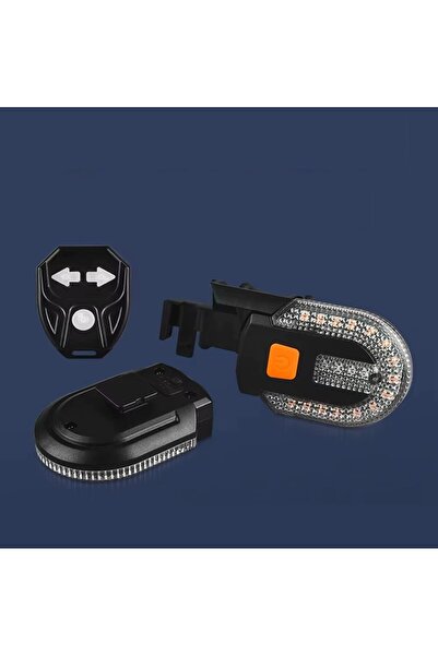 Schulzz Uzaktan Kumandalı Bisiklet Stop Lambası – LED Sinyalli, Su Geçirmez, USB Şarjlı, Alarm Sesli