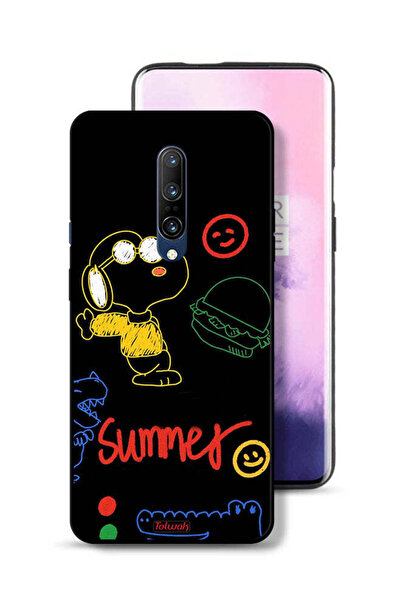 Tolwak غطاء حماية لهاتف OnePlus 7 Pro - ملصق صيفي