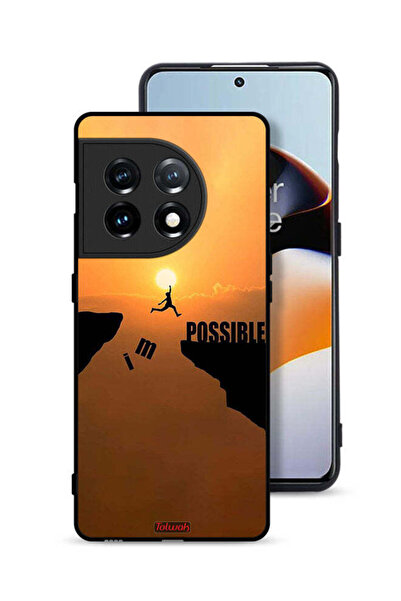 Tolwak غطاء حماية لهاتف OnePlus 11 5G مطبوع عليه عبارة "أنا ممكن"