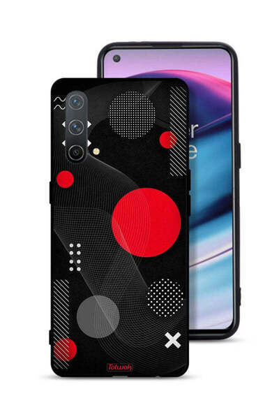 Tolwak غطاء حماية لهاتف OnePlus Nord CE 5G بنمط دائري ومتقاطع