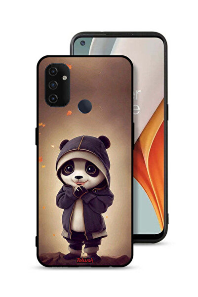 Tolwak غطاء حماية لهاتف OnePlus Nord N100 - باندا صغيرة لطيفة