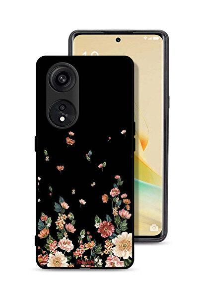 Tolwak غطاء حماية لهاتف Oppo A1 Pro مع زهور صغيرة في الأسفل