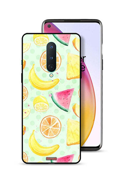 Tolwak غطاء حماية لهاتف OnePlus 8 بتصميم فن الألوان المائية والفواكه