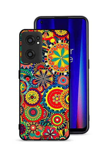 Tolwak غطاء حماية لهاتف OnePlus Nord CE 2 5G بنمط ماندالا ملون