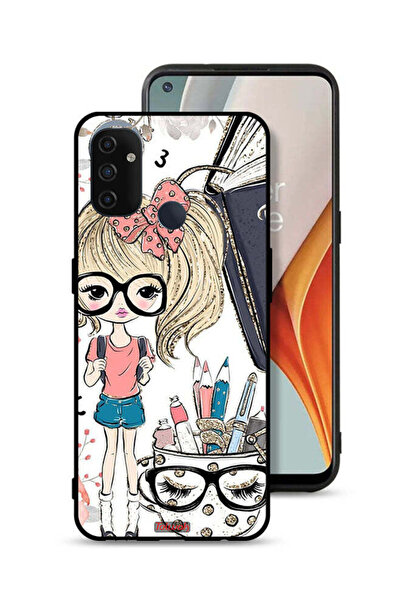 Tolwak غطاء حماية لهاتف OnePlus Nord N100 بتصميم فتاة وحيد القرن