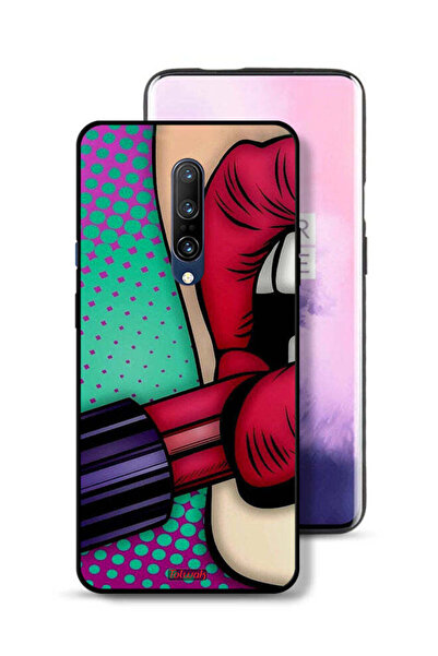 Tolwak غطاء حماية لجهاز OnePlus 7 Pro أحمر شفاه