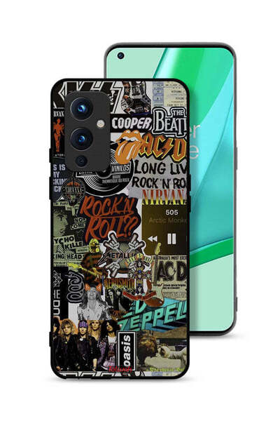 Tolwak غطاء حماية لهاتف OnePlus 9 5G، تحيا موسيقى الروك أند رول