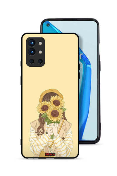 Tolwak غطاء حماية لهاتف OnePlus 9R 5G بغطاء وجه مع زهور عباد الشمس