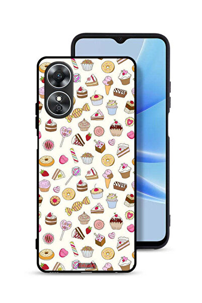 Tolwak غطاء حماية لهاتف Oppo A17 بنمط العناصر المفضلة