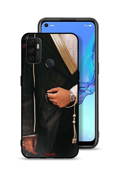 Tolwak غطاء حماية لهاتف Oppo A53s بتصميم عربي