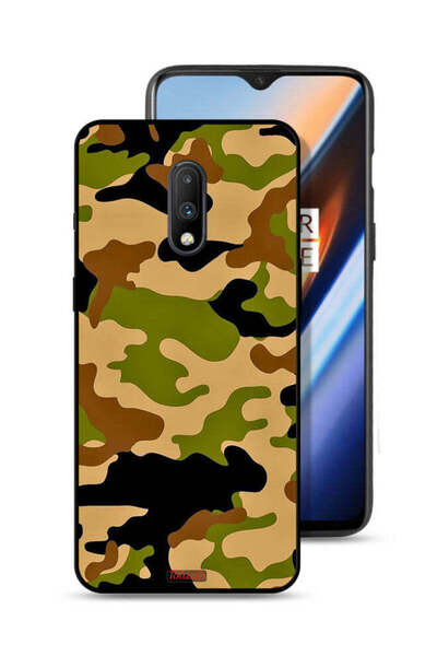 Tolwak غطاء حماية لهاتف OnePlus 7 بنمط رقمي تجريدي مموه