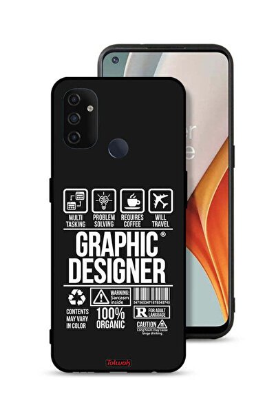 Tolwak غطاء حماية لجهاز OnePlus Nord N100 - ملصق مصمم جرافيكي