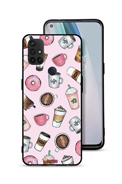 Tolwak غطاء حماية لهاتف OnePlus Nord N10 5G برسومات محبي القهوة