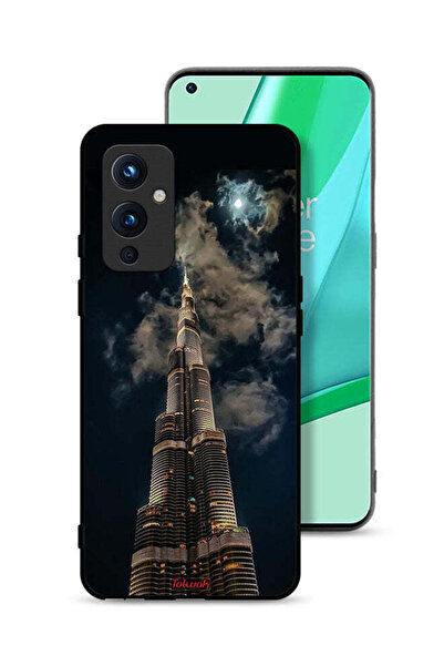 Tolwak غطاء حماية لهاتف OnePlus 9 5G برج خليفة في الليل