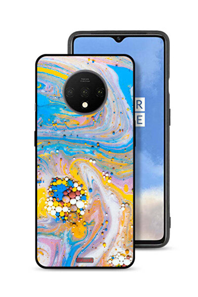 Tolwak OnePlus 7T Protective Case Cover Gems Colorful Abstraction