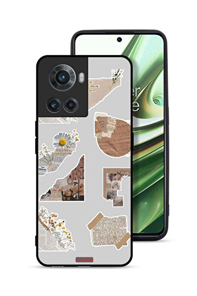 Tolwak غطاء حماية لهاتف OnePlus 10R 5G مع قطع من الملصقات الورقية