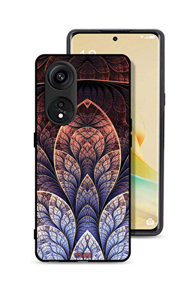 Tolwak غطاء حماية Oppo A1 Pro بتصميم زهور كسورية تجريدية