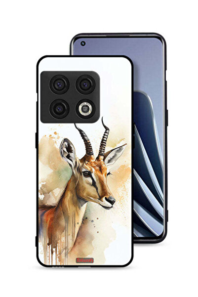 Tolwak غطاء حماية لهاتف OnePlus 10 Pro 5G بنقشة غزال تجريدية