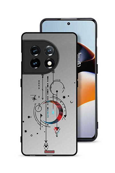 Tolwak غطاء حماية لهاتف OnePlus 11 5G بنمط فني من القمر والسهام