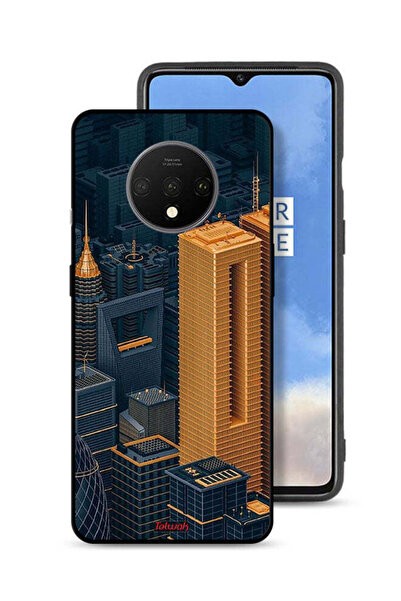 Tolwak OnePlus 7T Protective Case Cover Buildings Art