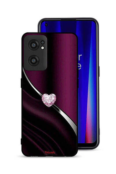 Tolwak غطاء حماية لهاتف OnePlus Nord CE 2 5G بتصميم قلب ماسي