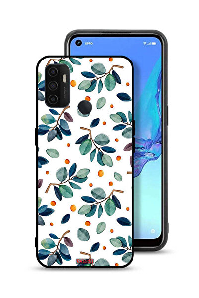 Tolwak غطاء حماية لهاتف Oppo A32 بأوراق الشجر
