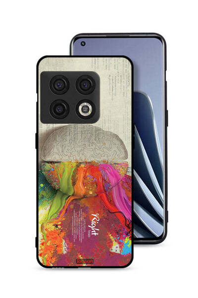 Tolwak غطاء حماية لهاتف OnePlus 10 Pro 5G بتصميم تجريدي لعلم الدماغ