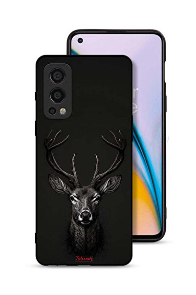 Tolwak غطاء حماية لهاتف OnePlus Nord 2 5G برسومات غزال رقمية