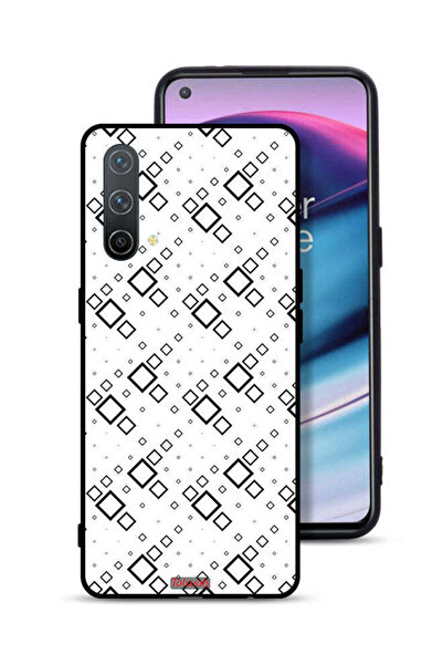 Tolwak غطاء حماية لهاتف OnePlus Nord CE 5G بتصميم مربع تجريدي رقمي