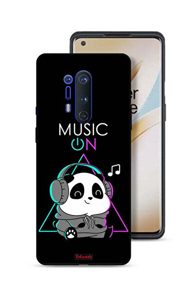 Tolwak غطاء حماية لهاتف OnePlus 8 Pro بطبعة موسيقى الباندا