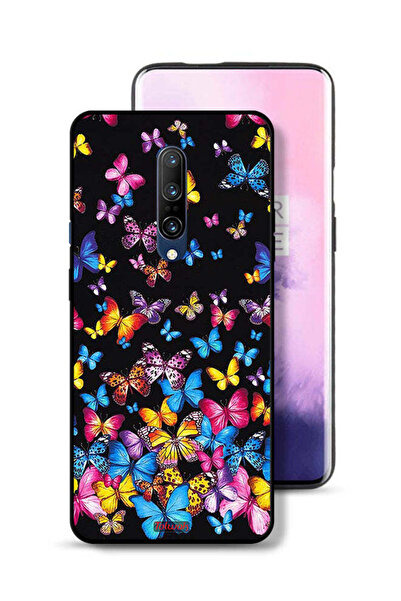 Tolwak غطاء حماية لهاتف OnePlus 7 Pro بنقشة فراشات ملونة