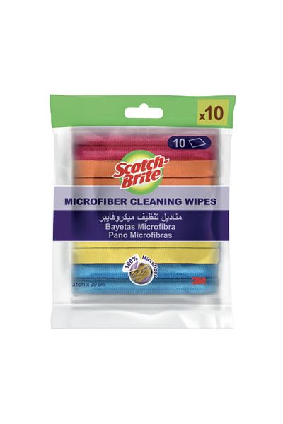 Generic Scotch Brite Microfiber Cleaning Wipes 10 pcs + 3 pcs