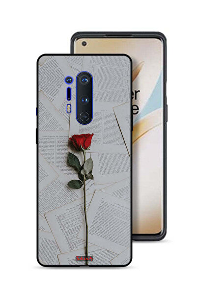 Tolwak غطاء حماية لهاتف OnePlus 8 Pro وردي على ورق