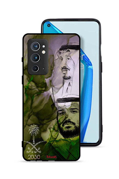 Tolwak غطاء حماية لهاتف OnePlus 9RT 5G، ملصق فني للملك سلمان وولي العهد محمد