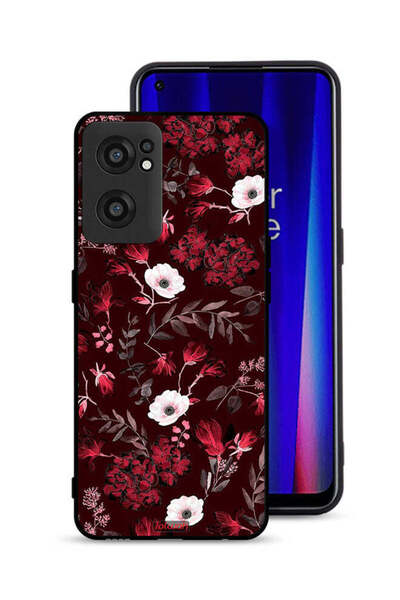 Tolwak غطاء حماية لهاتف OnePlus Nord CE 2 5G بنقشة زهور صغيرة وأوراق استوائية