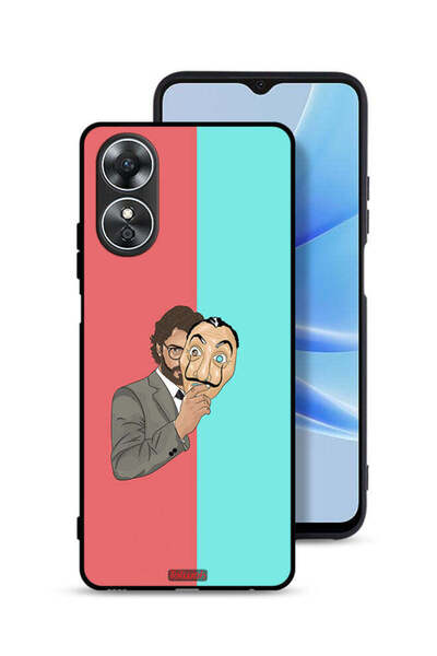 Tolwak غطاء حماية لهاتف Oppo A17 من تصميم البروفيسور آرت