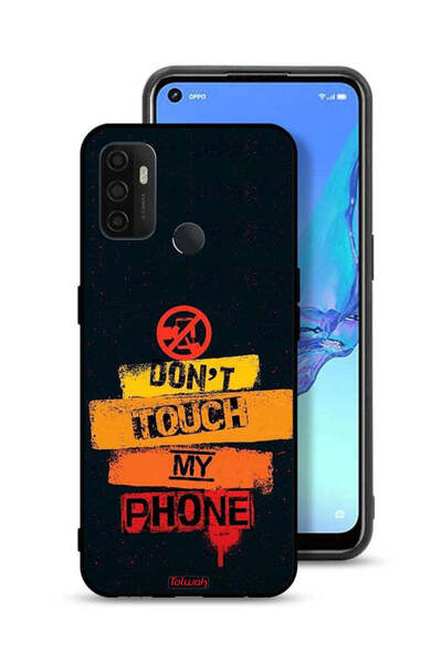 Tolwak Oppo A33 (2020) Protective Case Cover Do Not Touch My Phone